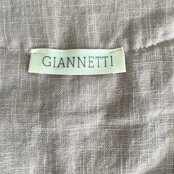 GIANNETTI 💯 LINEN MIDI DRESS SZ 2 - Picture 7 of 11